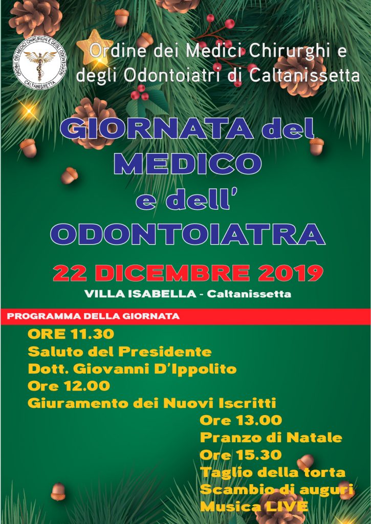 LOCANDINA GIORNATA DEL MEDICO 2019